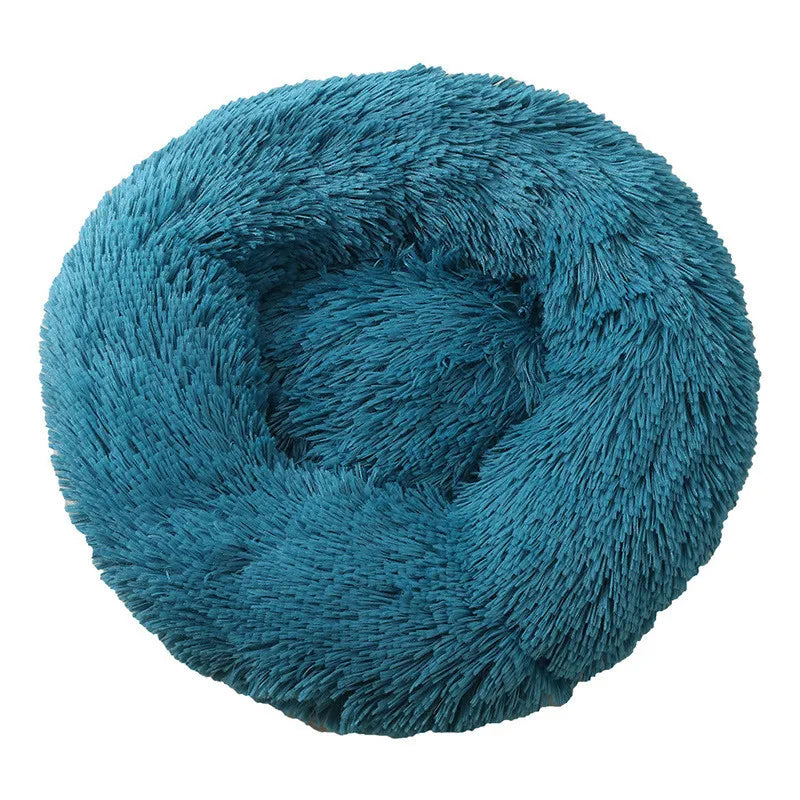 🐶 Cama Redonda Super Macia de Pelúcia para Cães e Gatos – Inverno Quentinho 🐱