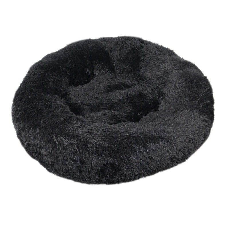 🐶 Cama Redonda Super Macia de Pelúcia para Cães e Gatos – Inverno Quentinho 🐱