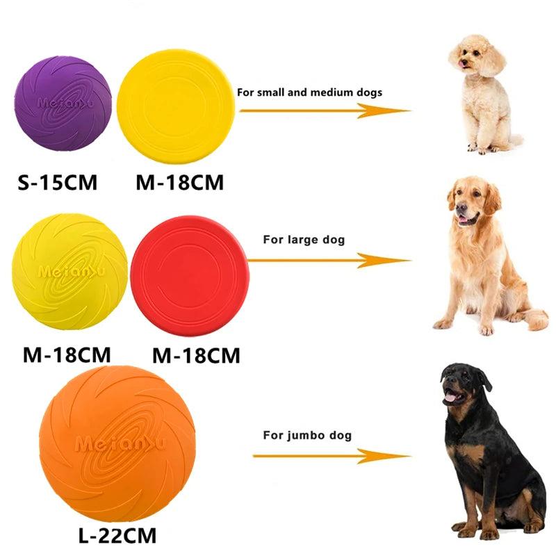 🥏 Disco Voador de Plástico para Cães – OUZEY